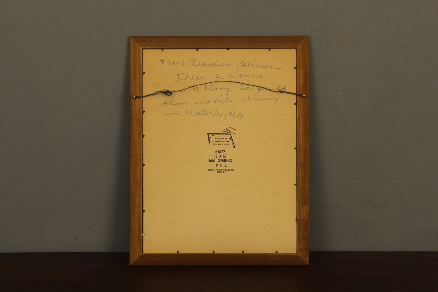 Small "Weary Willy" Painting