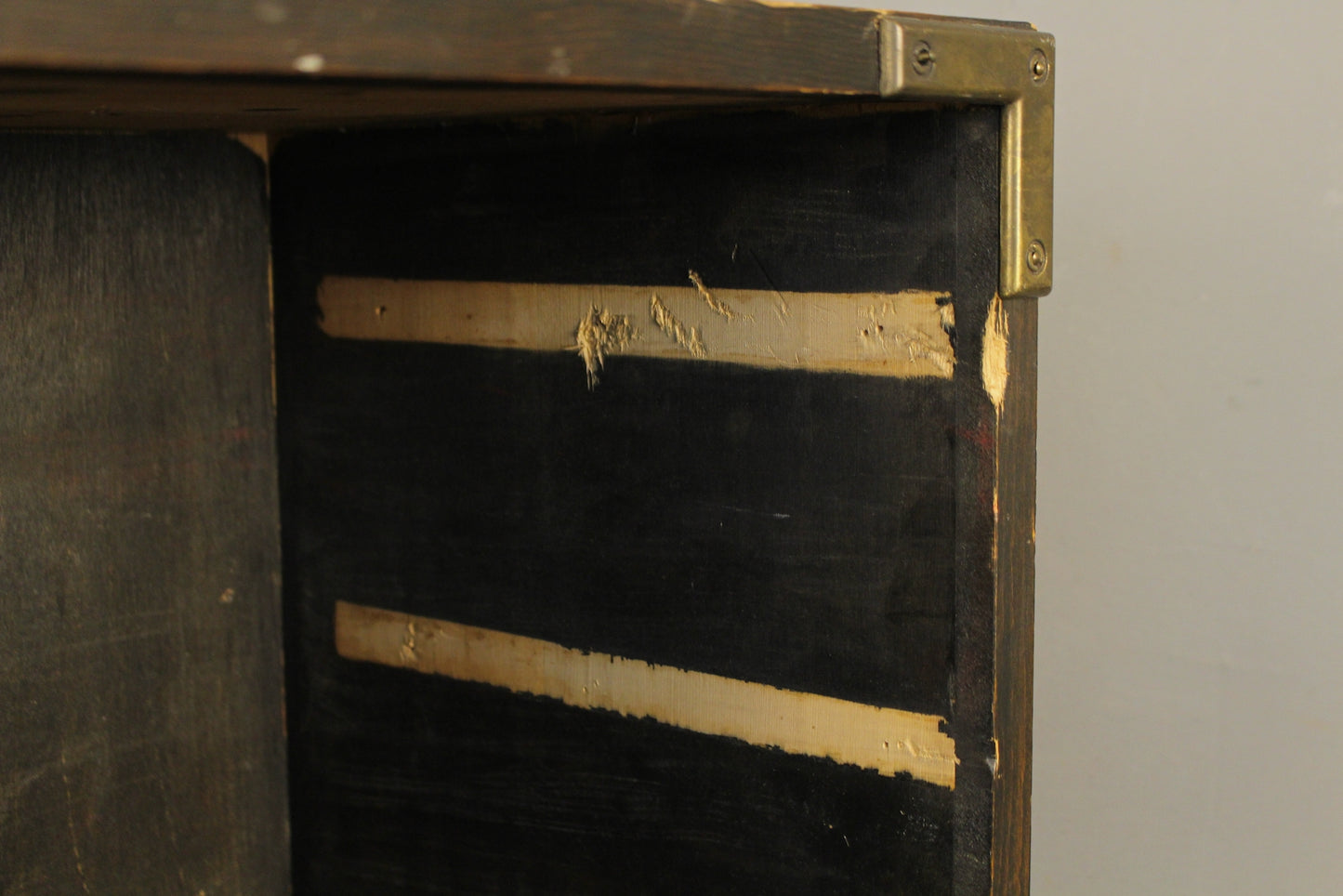 Dark Wooden Crate