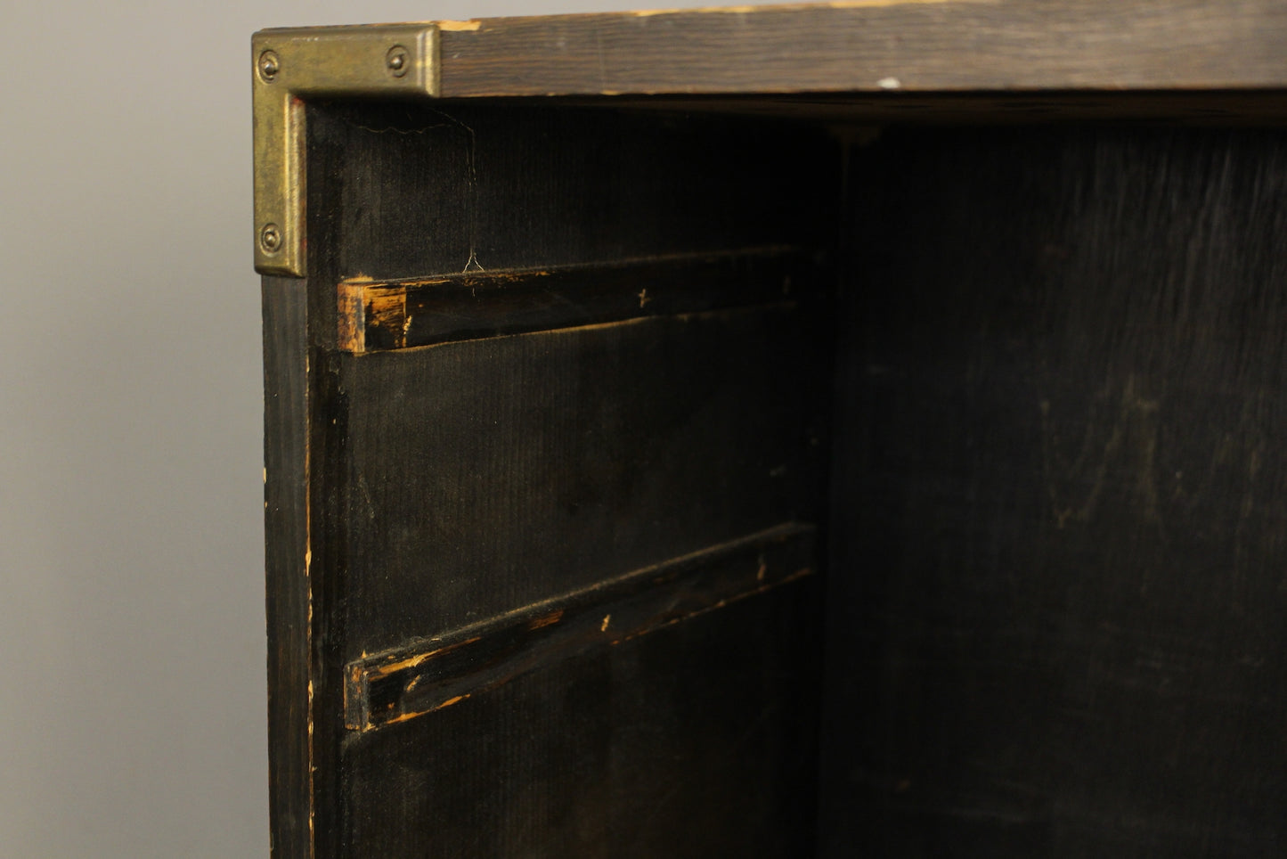 Dark Wooden Crate