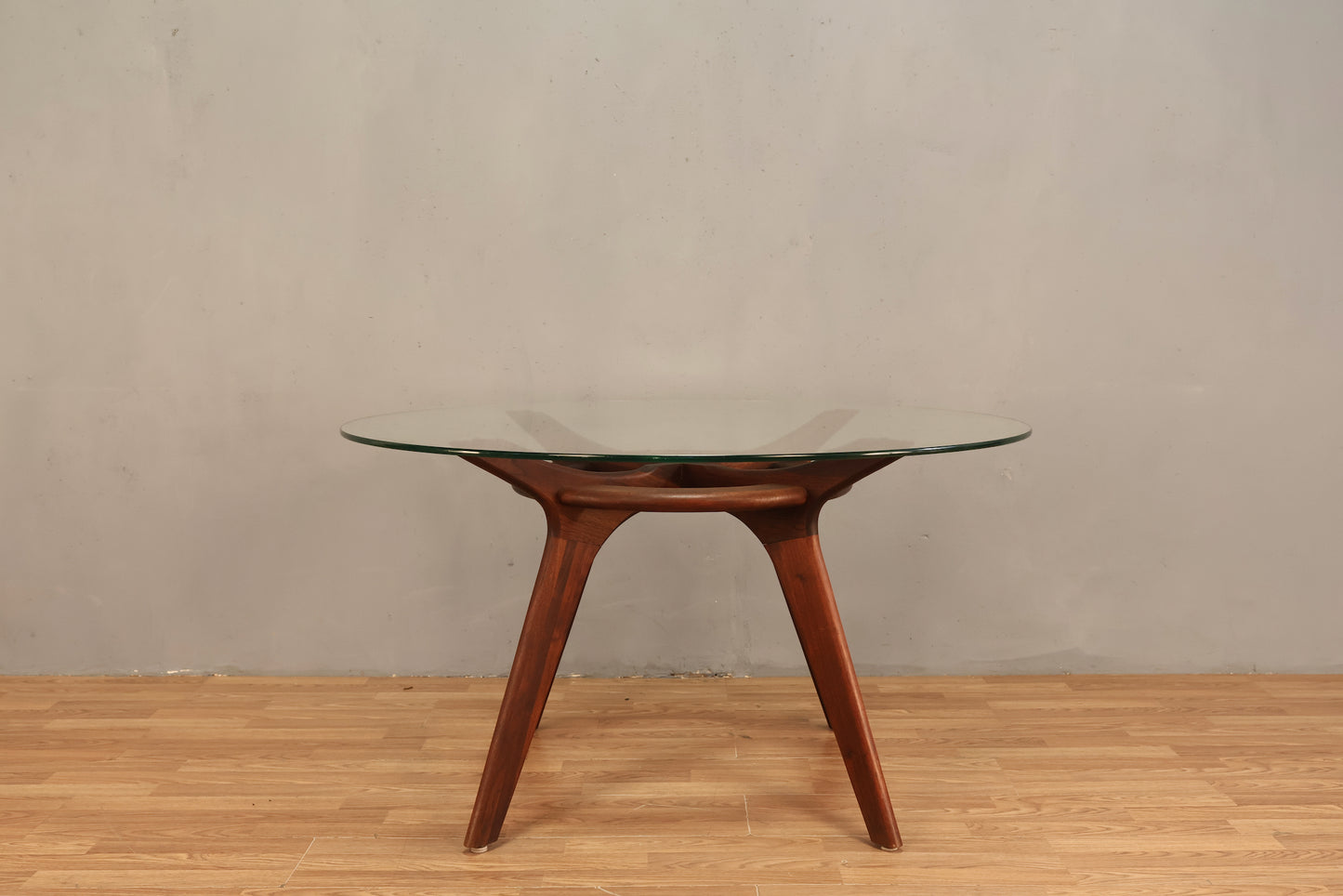 Adrian Pearsall "Compass" Walnut & Glass Dining Table
