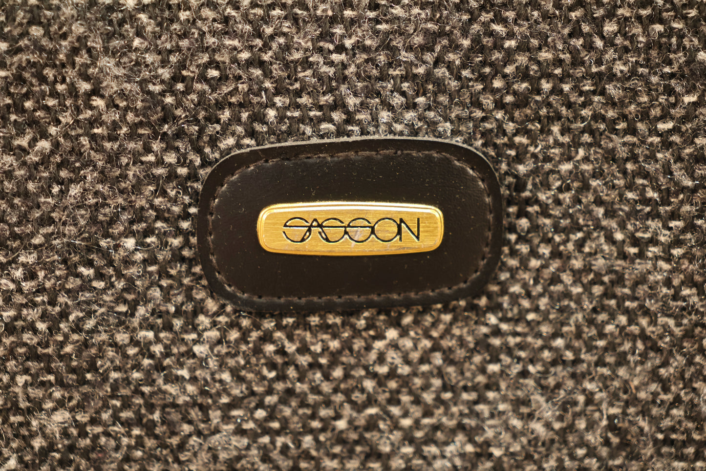 Set of 4 Charcoal Tweed Suitcases