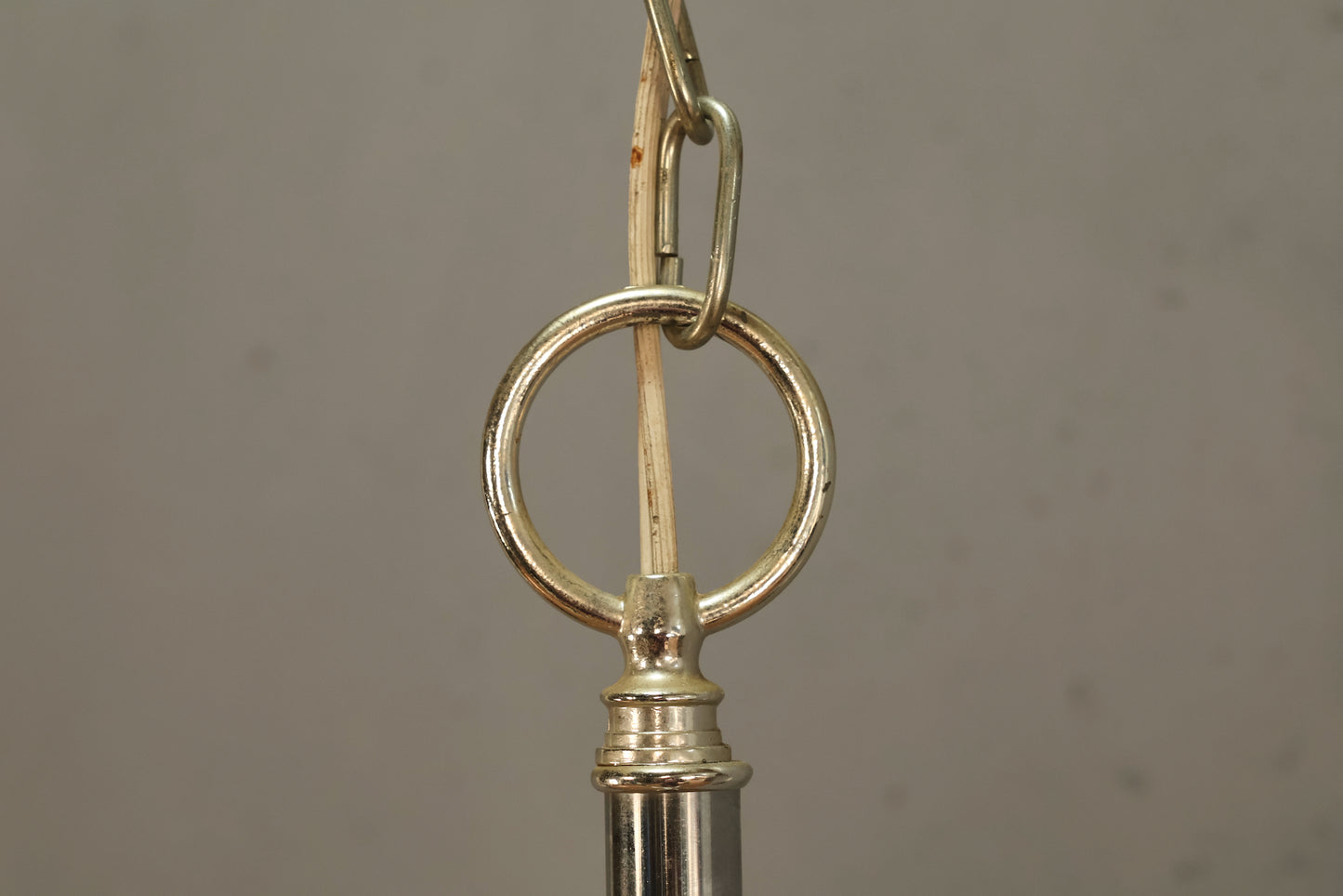Chrome Candelabra Swag Lamp