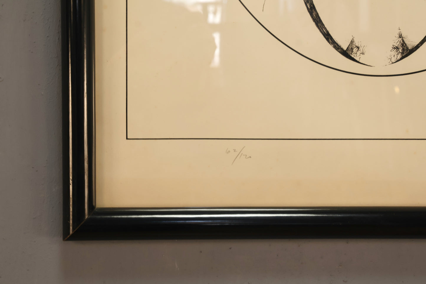 1970s "Swan Portrait" Lithograph