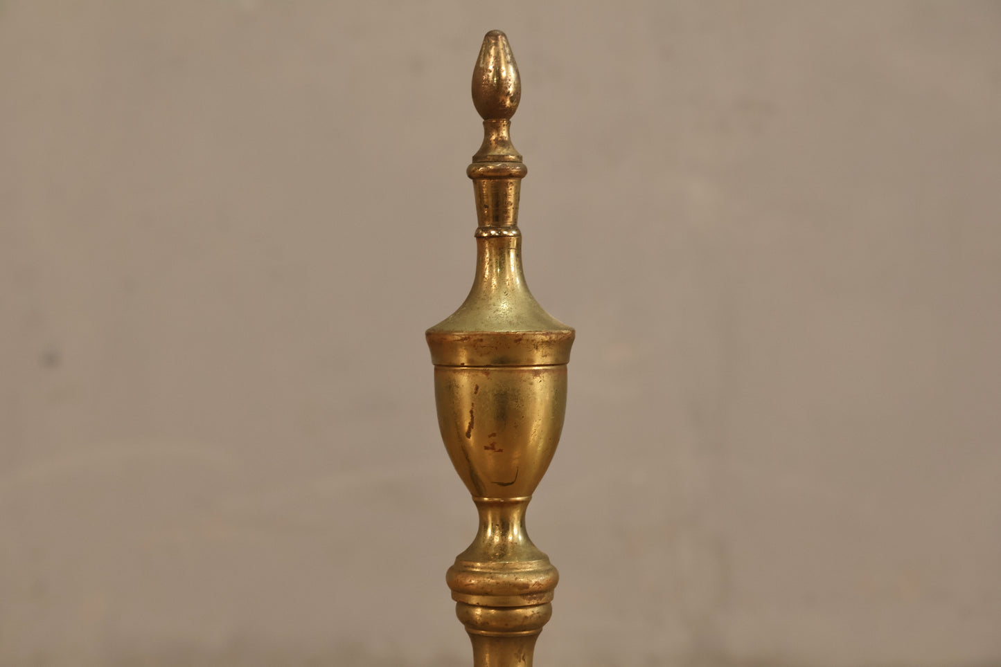 Pair of Brass Andirons