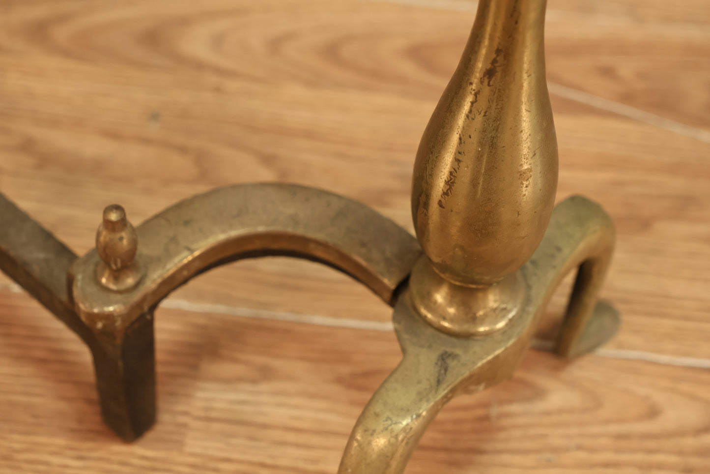 Pair of Brass Andirons