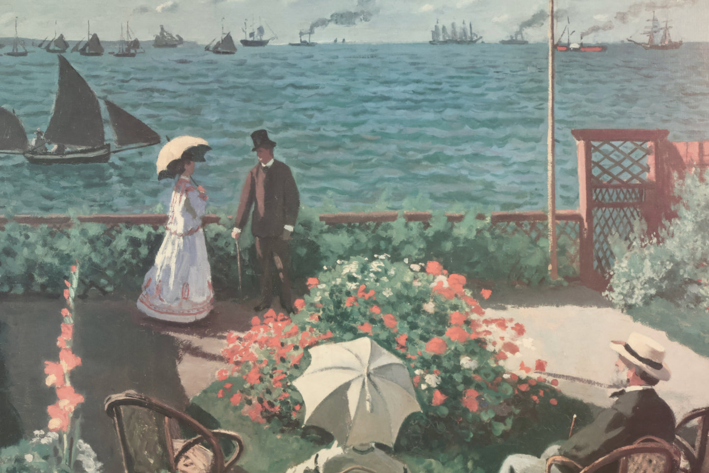 "Garden at Sainte-Adresse" Museum Print