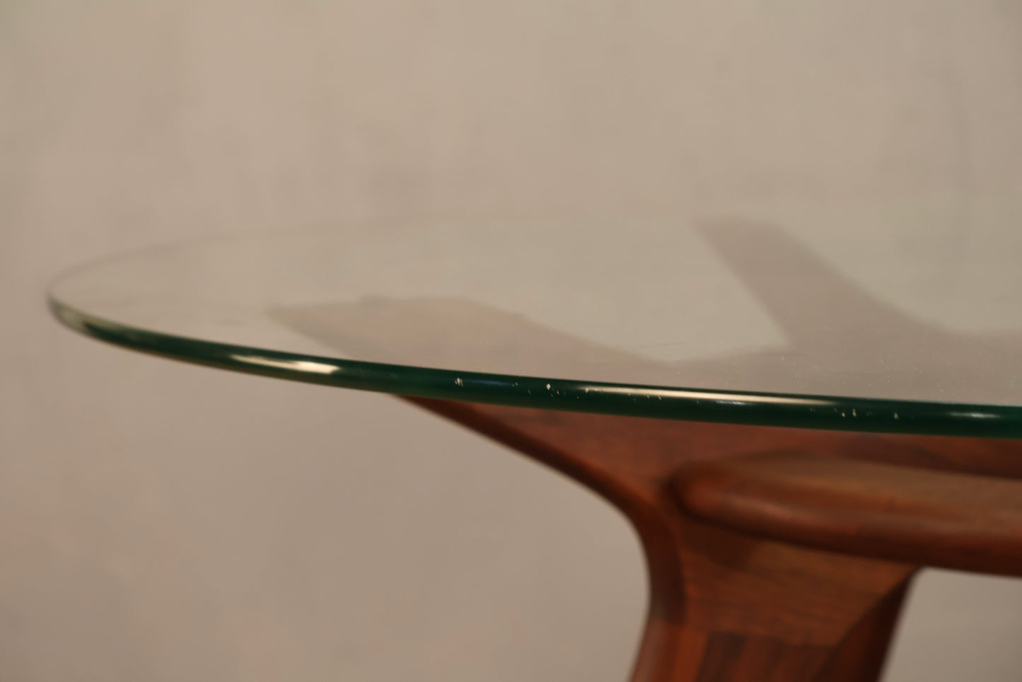Adrian Pearsall "Compass" Walnut & Glass Dining Table
