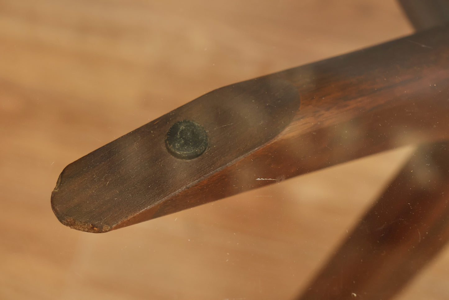 Adrian Pearsall "Compass" Walnut & Glass Dining Table