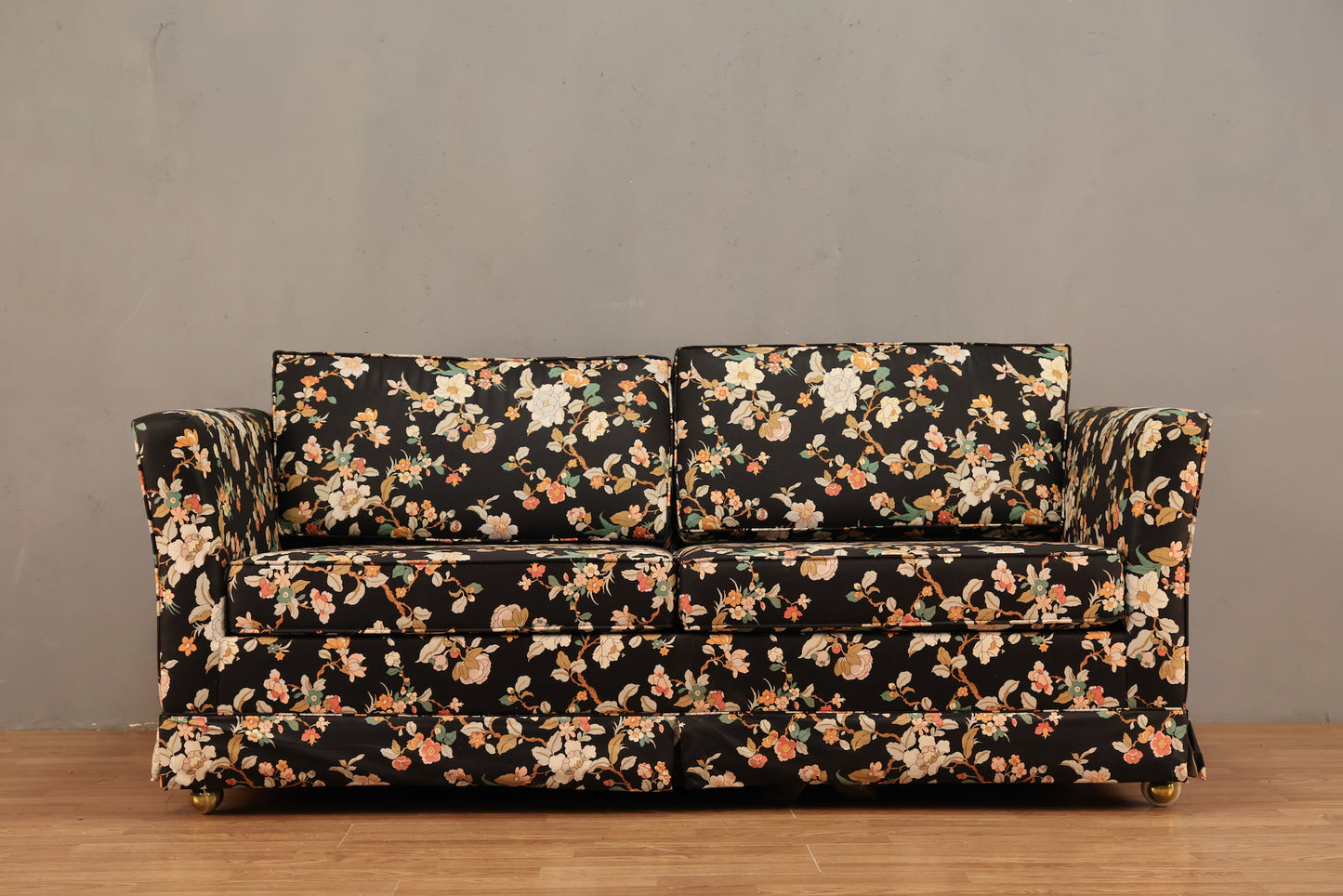 1980s Floral Sleeper Loveseat - ONLINE ONLY