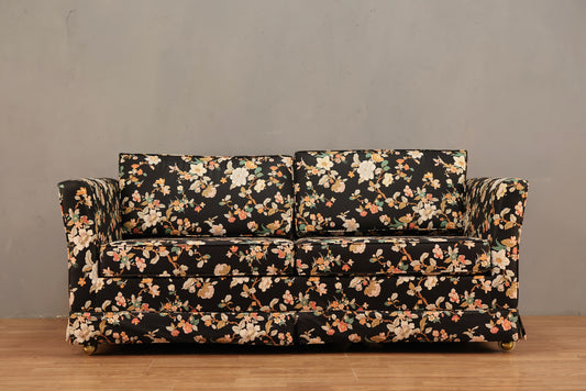 1980s Floral Sleeper Loveseat - ONLINE ONLY