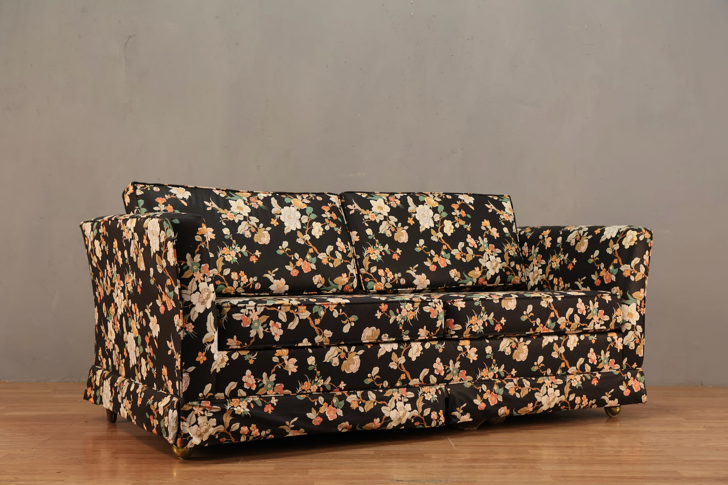 1980s Floral Sleeper Loveseat - ONLINE ONLY