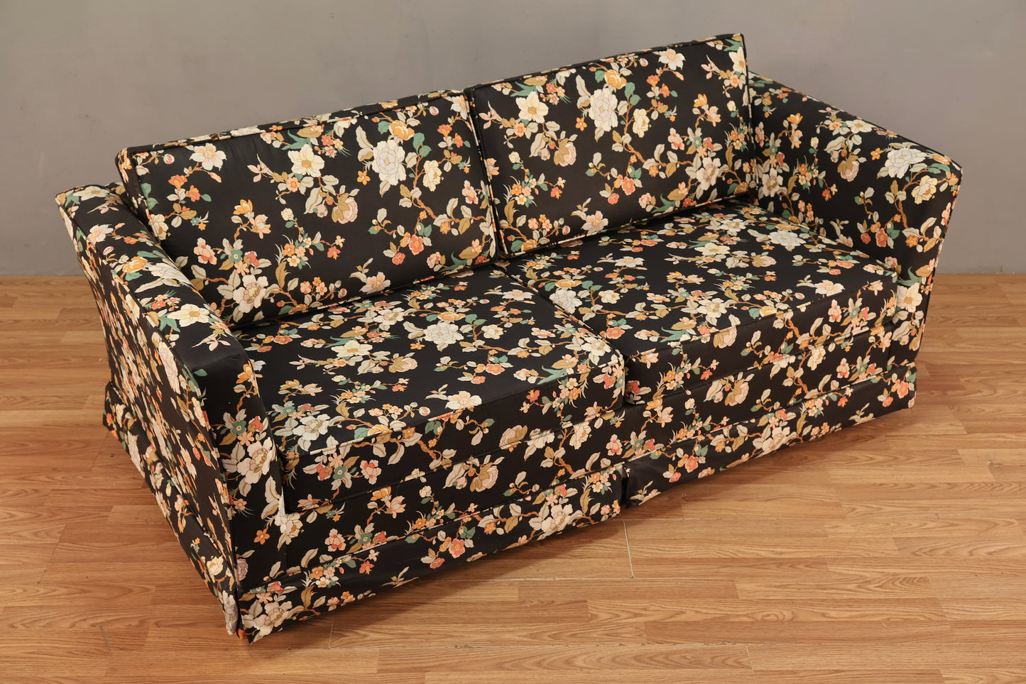 1980s Floral Sleeper Loveseat - ONLINE ONLY