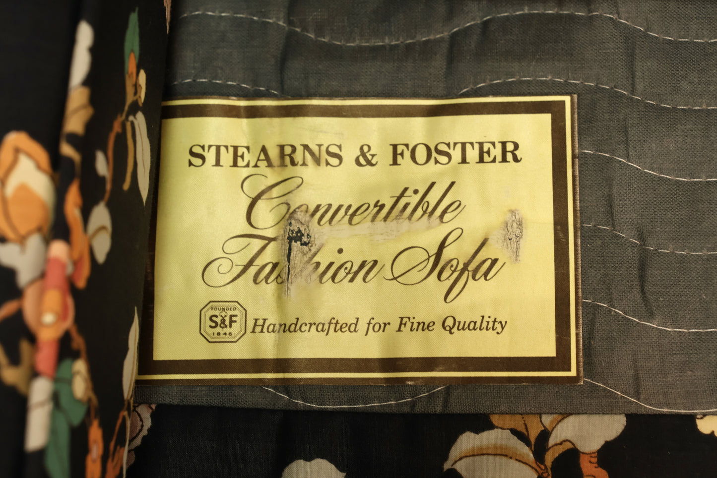 1980s Floral Sleeper Loveseat - ONLINE ONLY