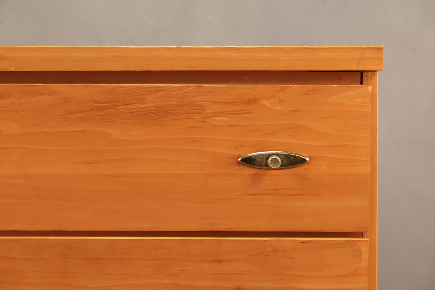 Mid Century Pine 3-Drawer Dresser