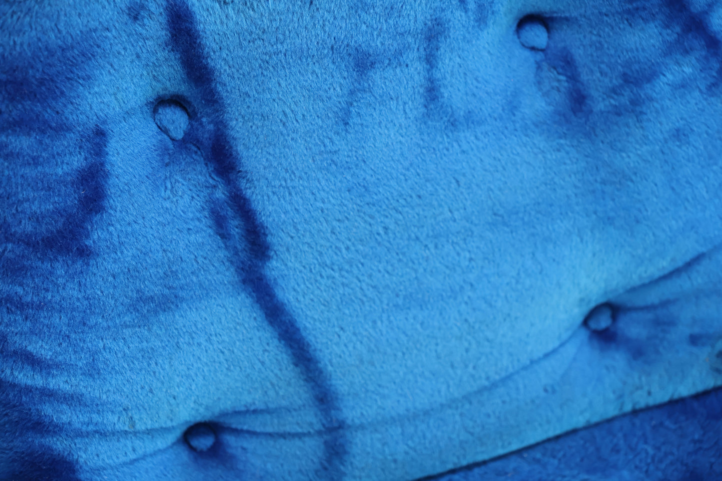 Mod Blue Plush Accent Chair