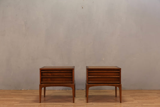 Lane Walnut 1-Drawer Nightstand