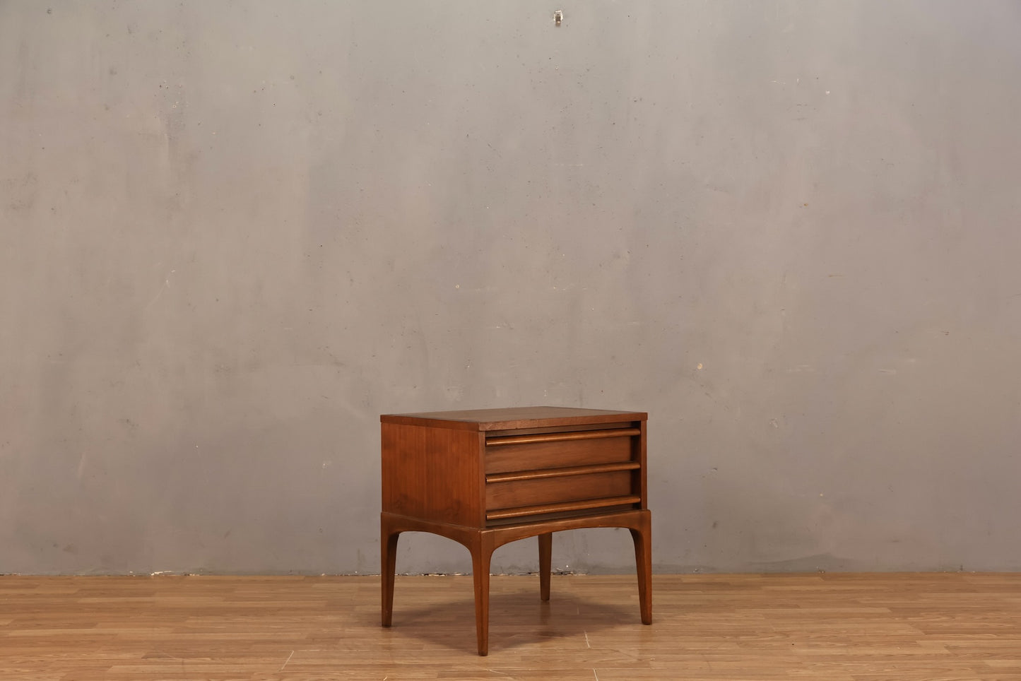 Lane Walnut 1-Drawer Nightstand