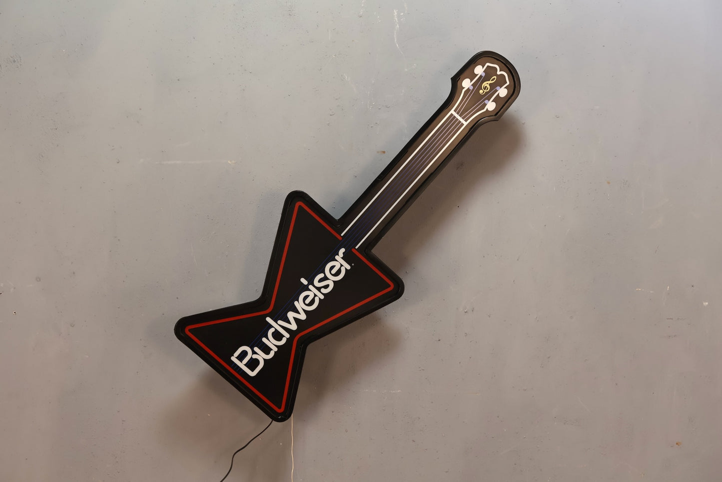 Budweiser Guitar Illuminated Sign