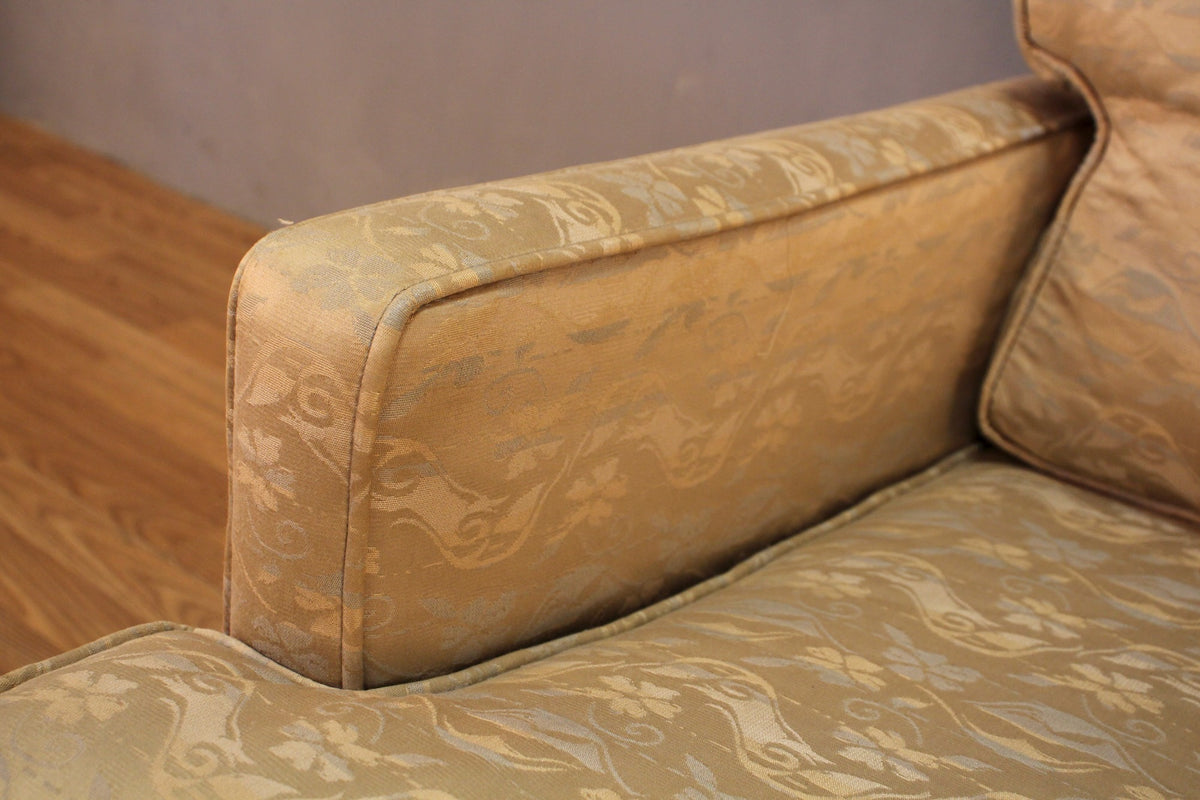 Champagne Club Chair & Ottoman
