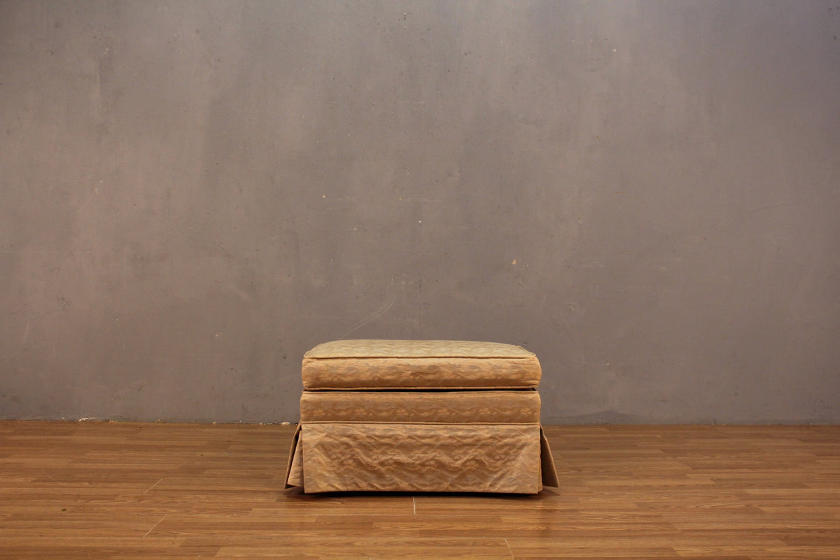 Champagne Club Chair & Ottoman