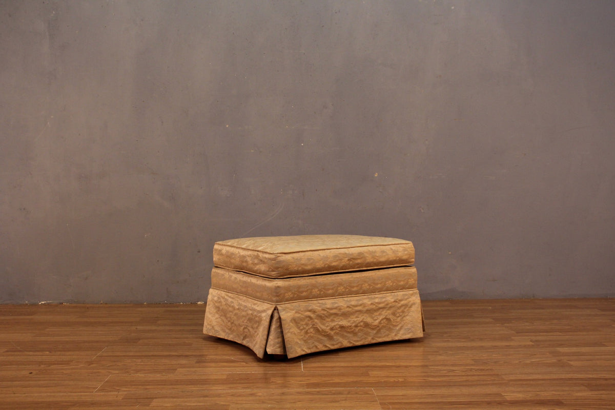 Champagne Club Chair & Ottoman