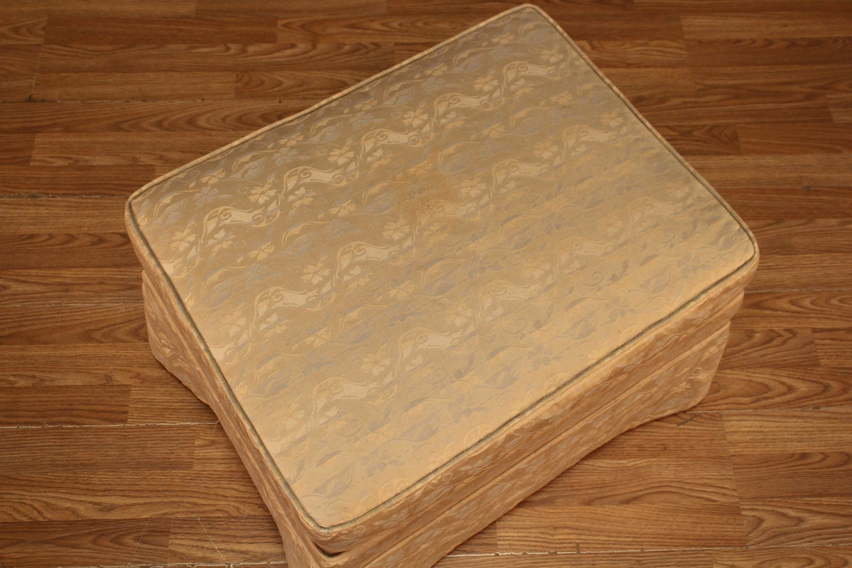 Champagne Club Chair & Ottoman
