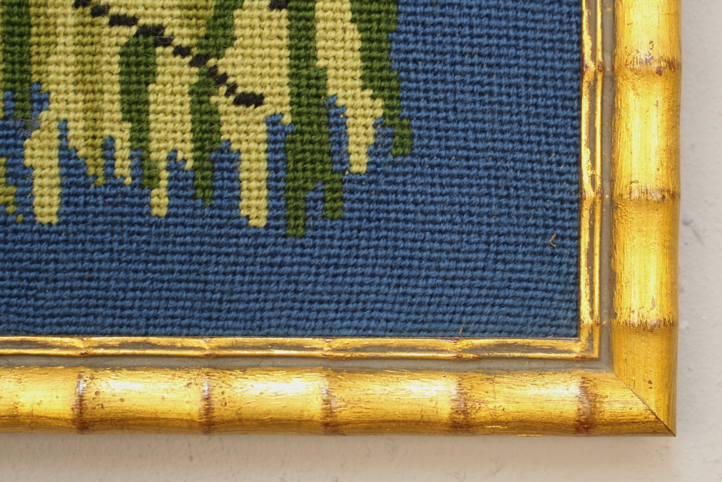 "Mystic Cheetah" Needlepoint Art