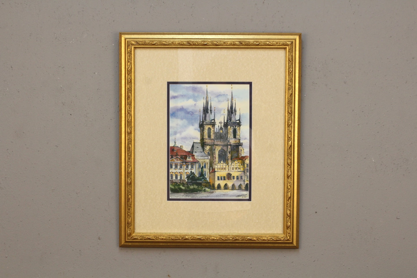 "Prague" Watercolor Painting