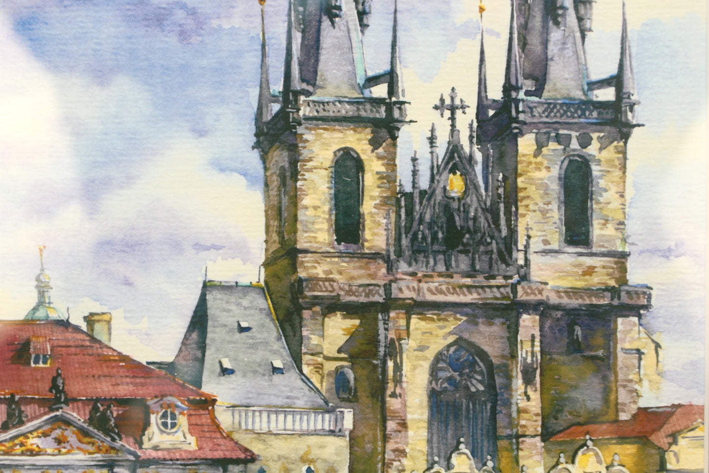 "Prague" Watercolor Painting