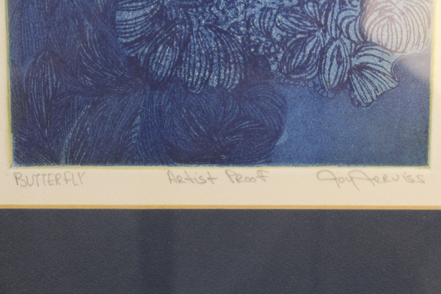 "Butterfly" Joy Jerviss Etching
