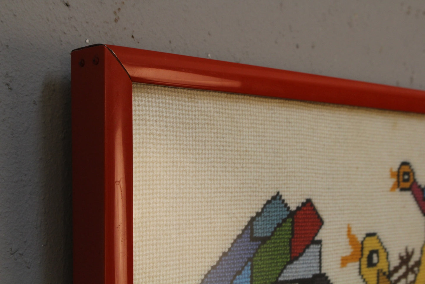 "The Peddler" Needlepoint Art