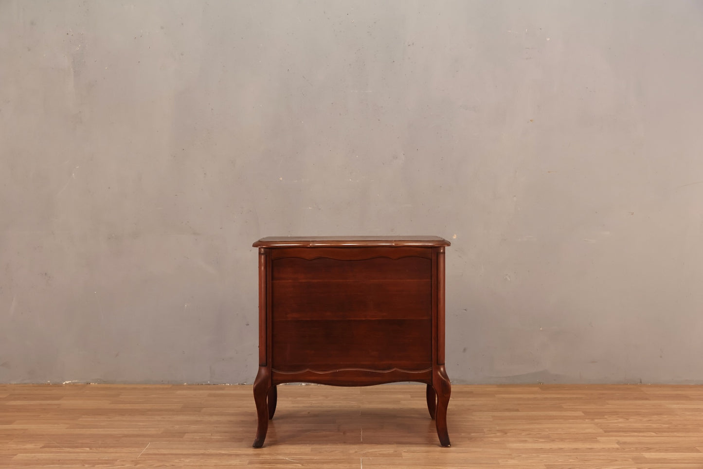 Provincial Cherry Drop-Front Record Cabinet/End Table