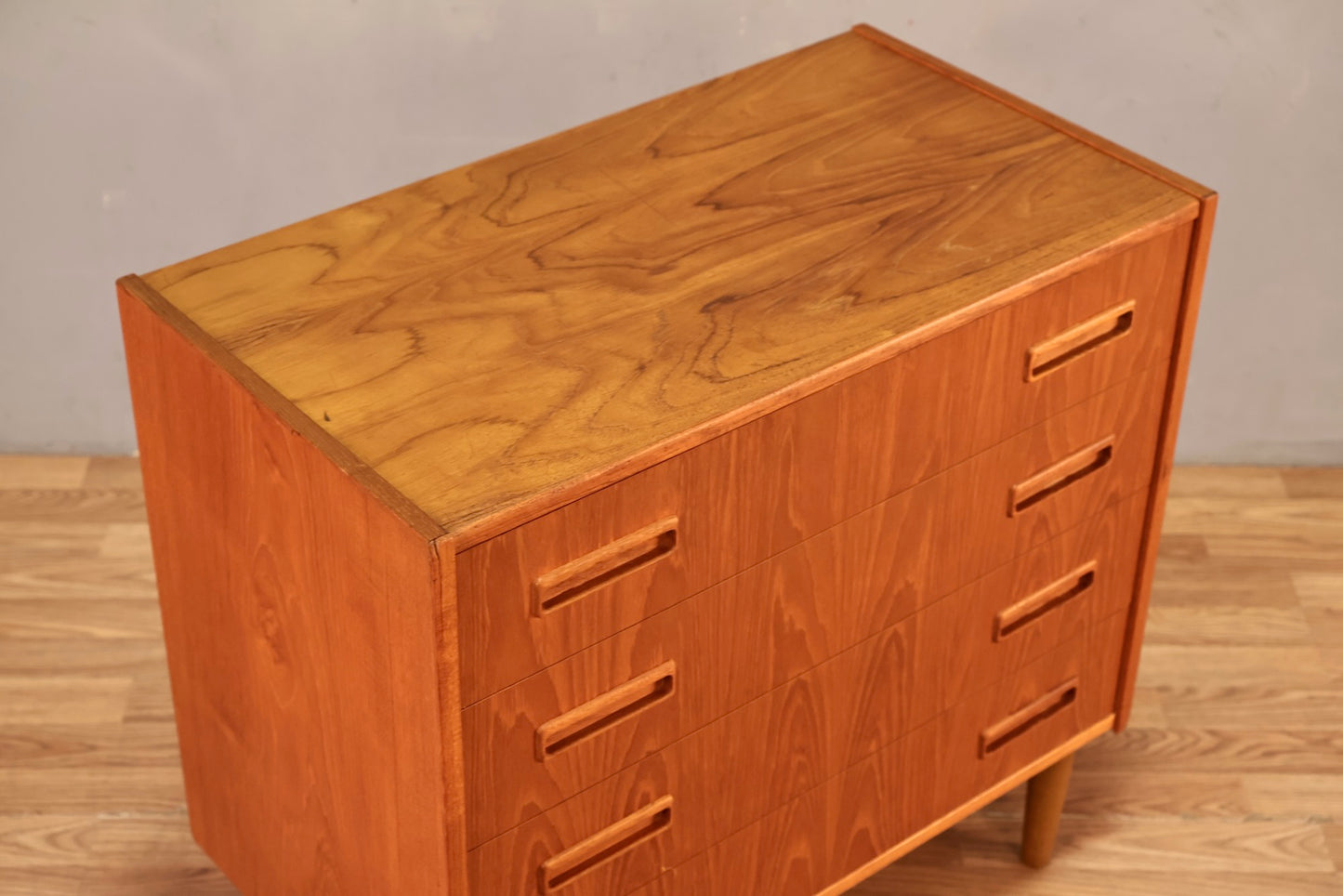 Clausen & Son Danish Teak 4-Drawer Commode