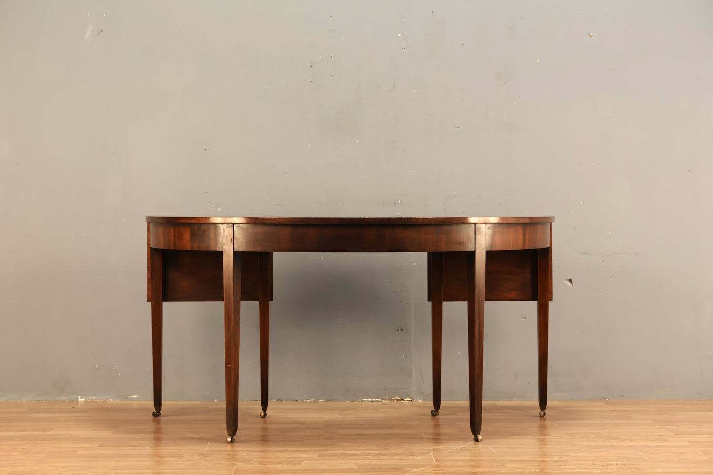 "Fox Hunt" Curved Drop-Leaf Table - ONLINE ONLY