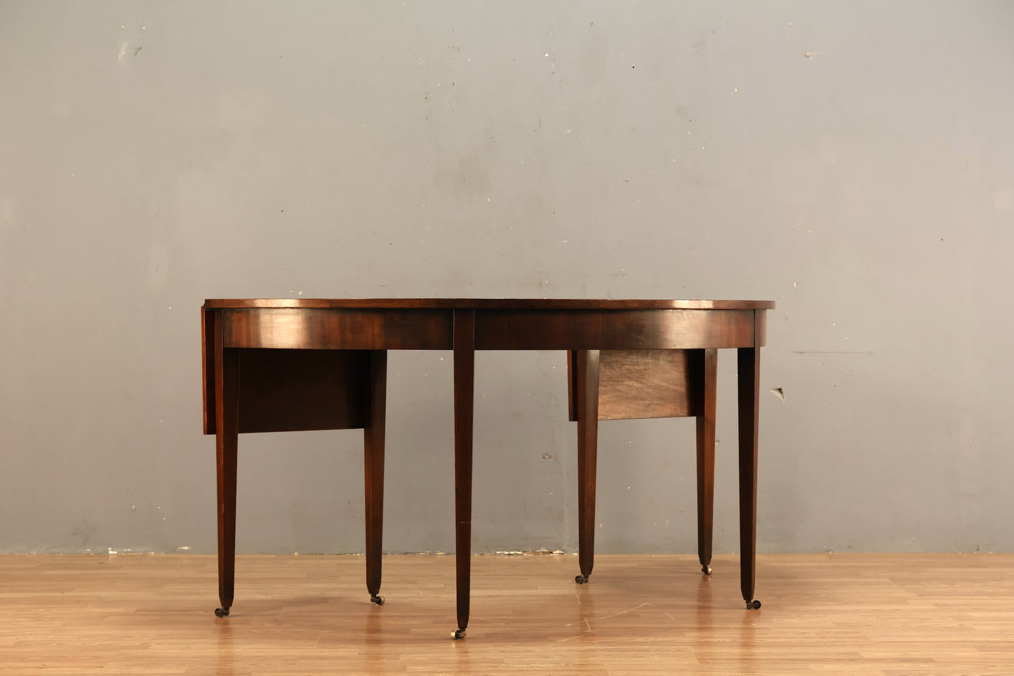 "Fox Hunt" Curved Drop-Leaf Table - ONLINE ONLY