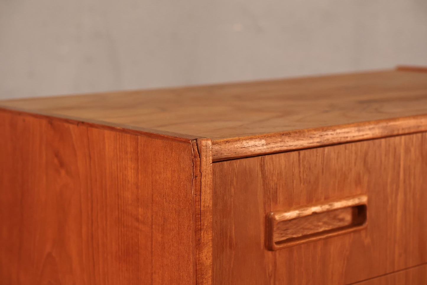 Clausen & Son Danish Teak 4-Drawer Commode