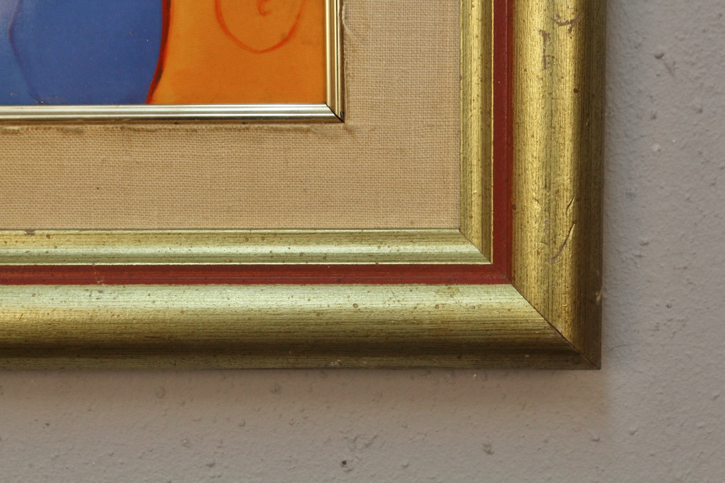 "Fan Dancer" Peter Max Porcelain Plaque