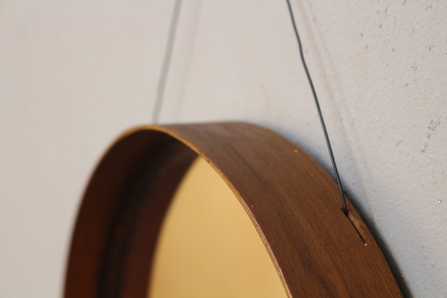 Swedish Bentwood Teak Mirror