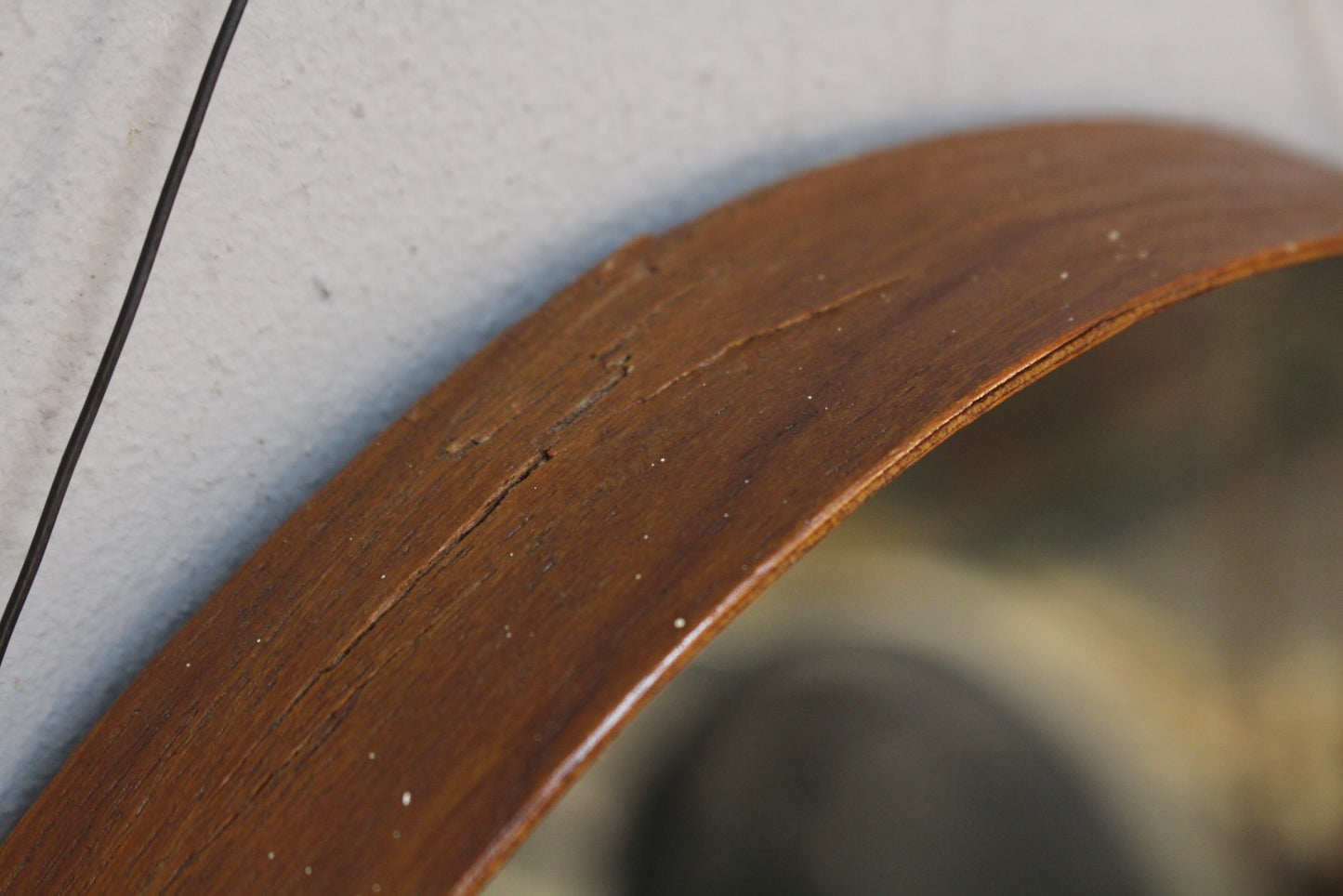 Swedish Bentwood Teak Mirror