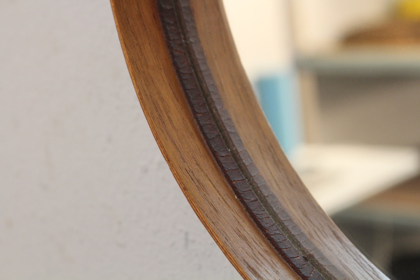Swedish Bentwood Teak Mirror