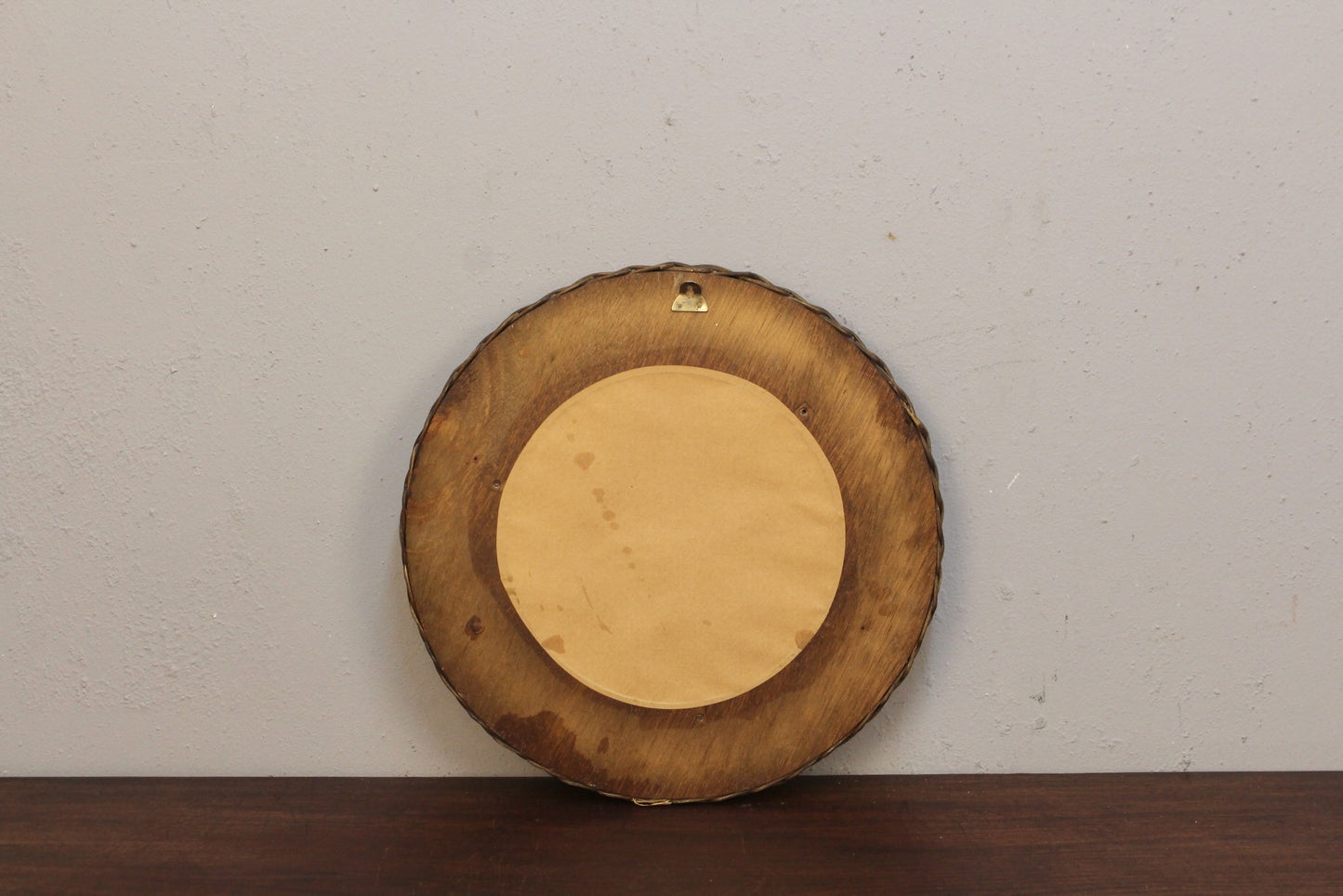 Round Wicker Mirror