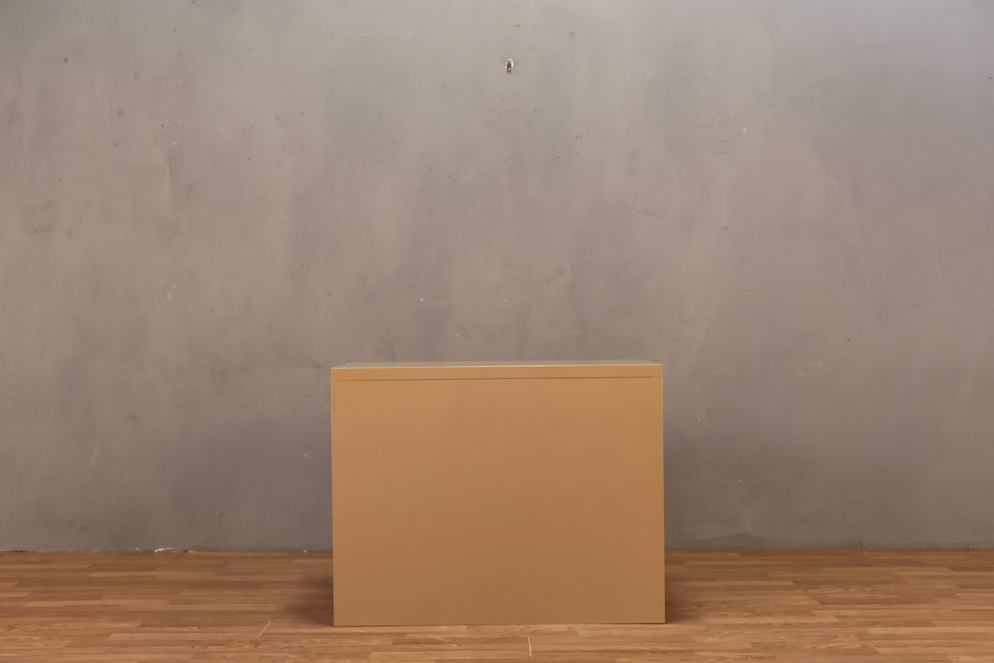 Industrial Yellow Metal Sliding Door Cabinet