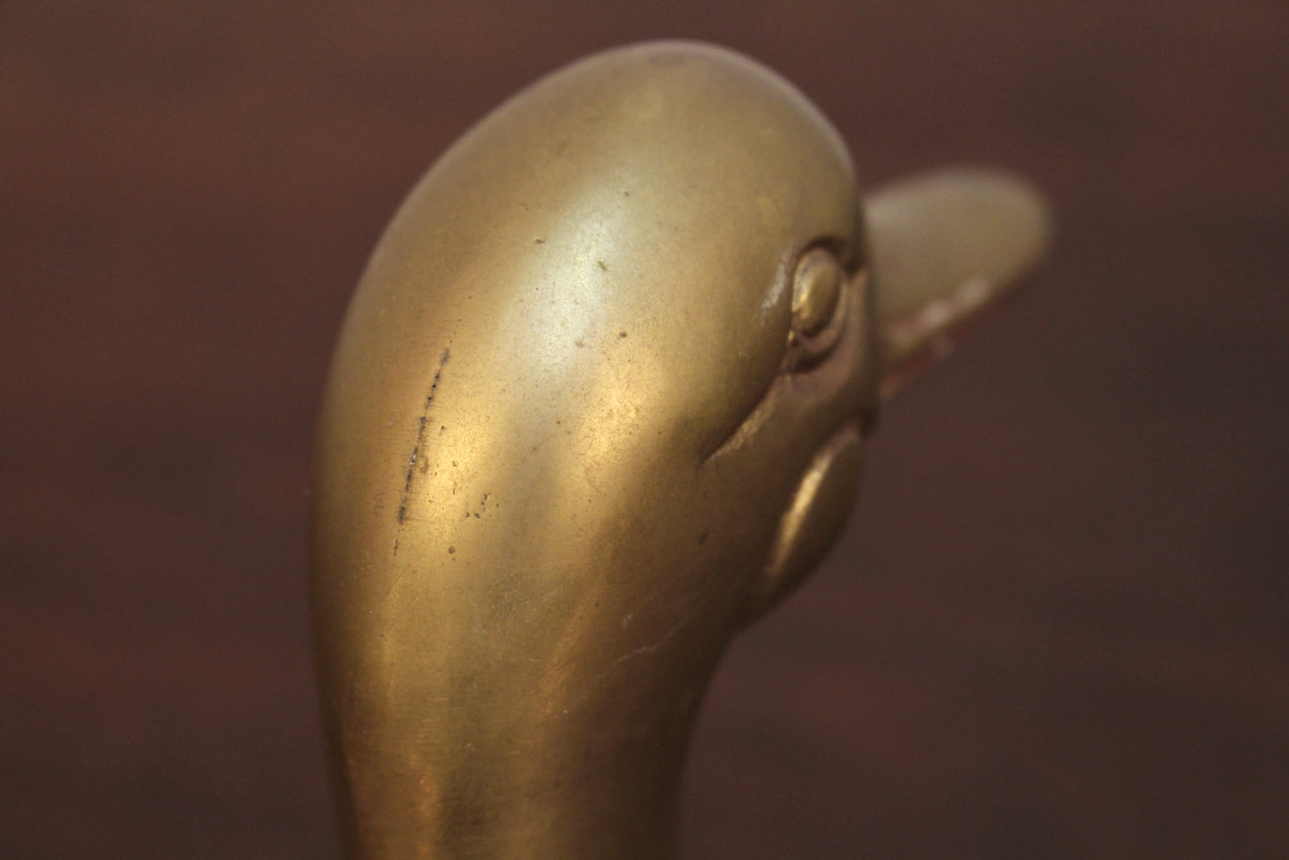 Pair of Brass Duck Bookends