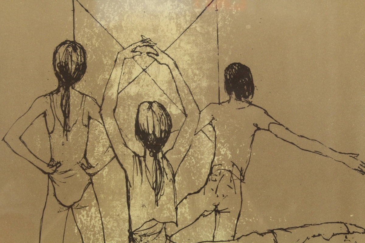 "La Danse" Jean Jansem Lithograph