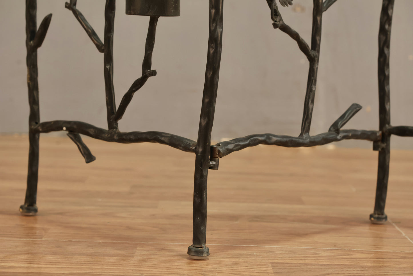 Folding Metal Trellis Candelabra