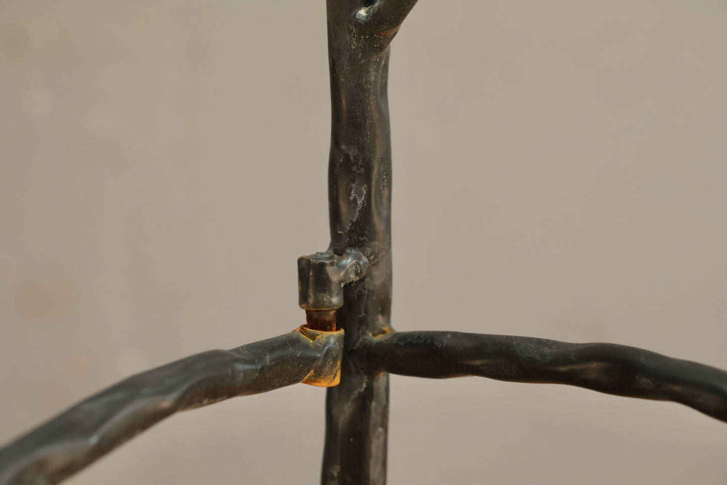Folding Metal Trellis Candelabra
