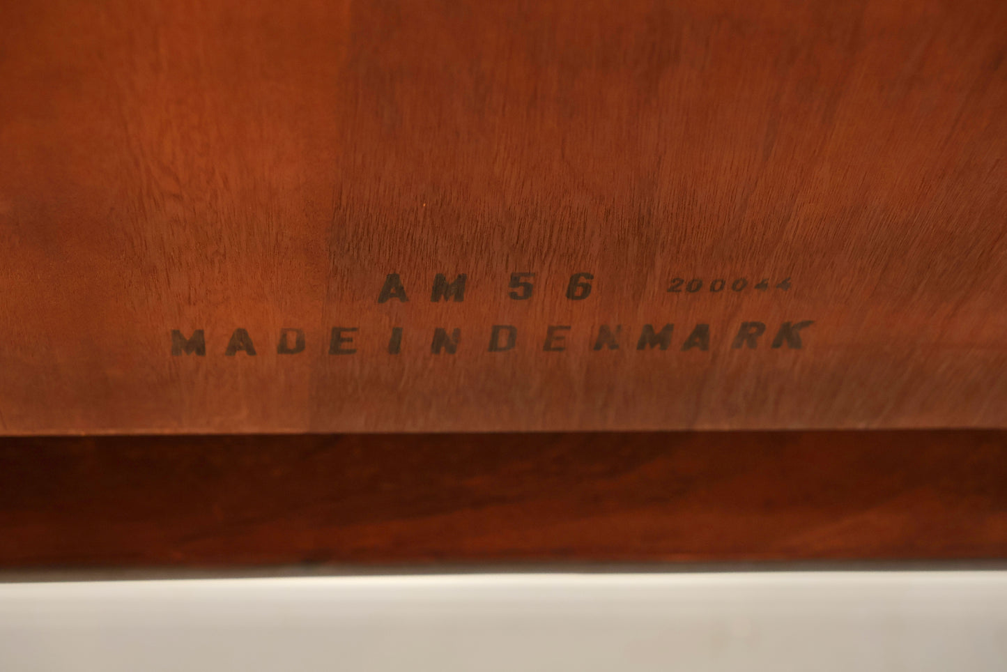 Danish Rosewood Dining Table with Built-In Leaf