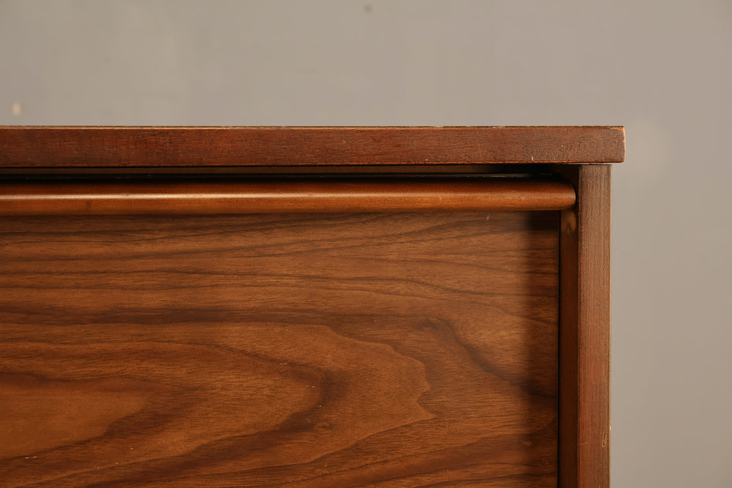 Bassett Walnut & Laminate 9-Drawer Credenza