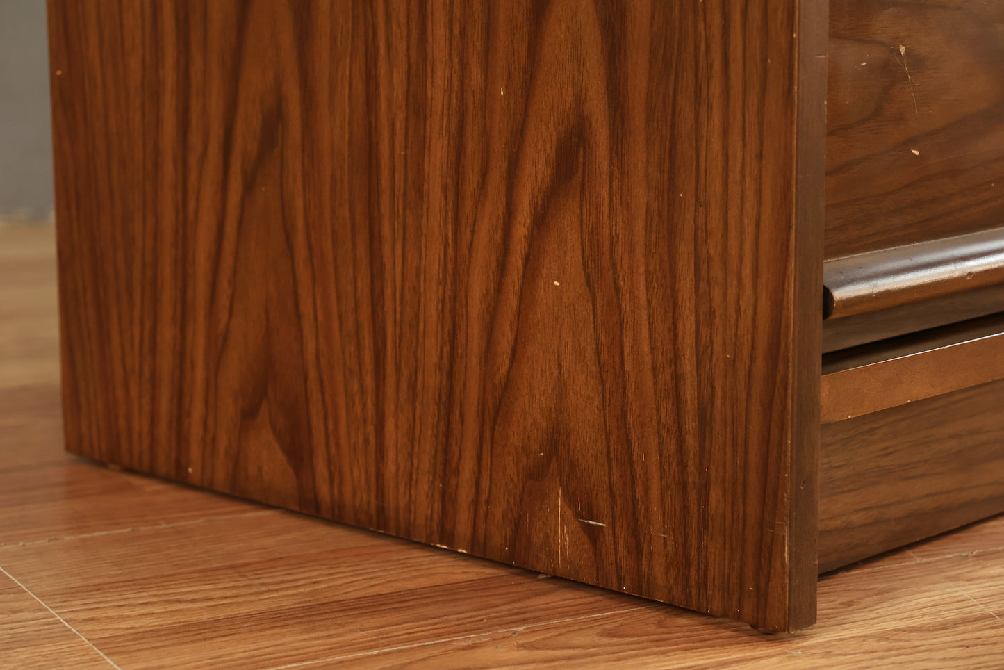Bassett Walnut & Laminate 9-Drawer Credenza