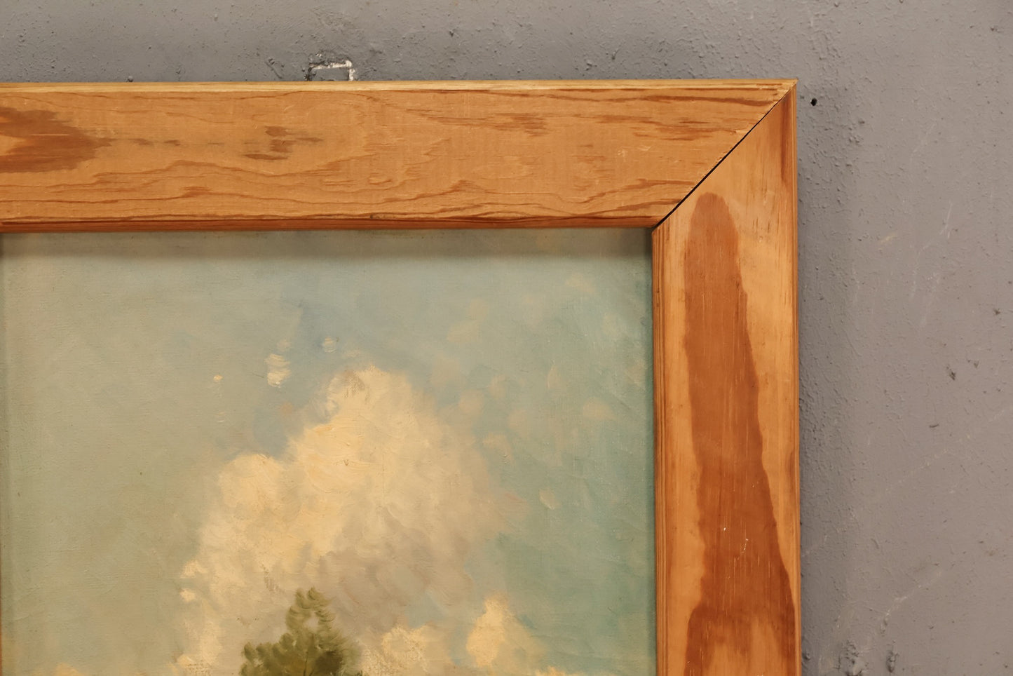 Antique "Happy Herd" Painting - ONLINE ONLY